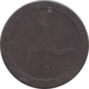 1813 PENNY ISLE OF MAN - WORLD COINS - Cambridgeshire Coins