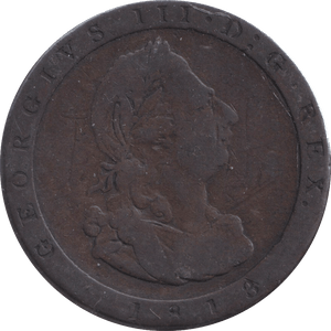 1813 PENNY ISLE OF MAN - WORLD COINS - Cambridgeshire Coins