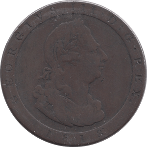 1813 PENNY ISLE OF MAN - WORLD COINS - Cambridgeshire Coins