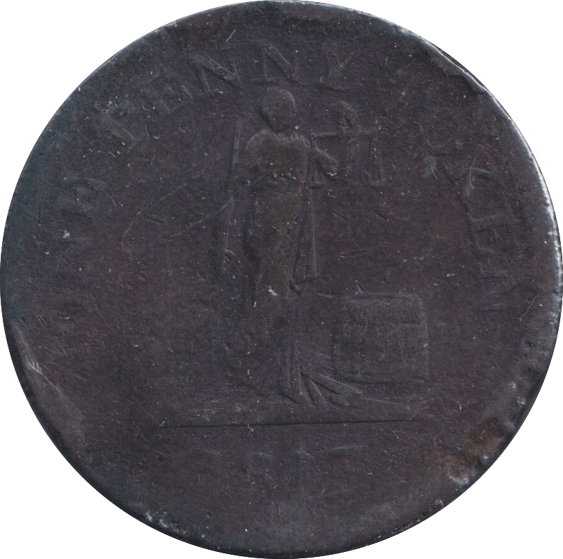 1813 PENNY TOKEN GLASGOW - PENNY TOKEN - Cambridgeshire Coins