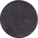 1813 PENNY TOKEN GLASGOW - PENNY TOKEN - Cambridgeshire Coins