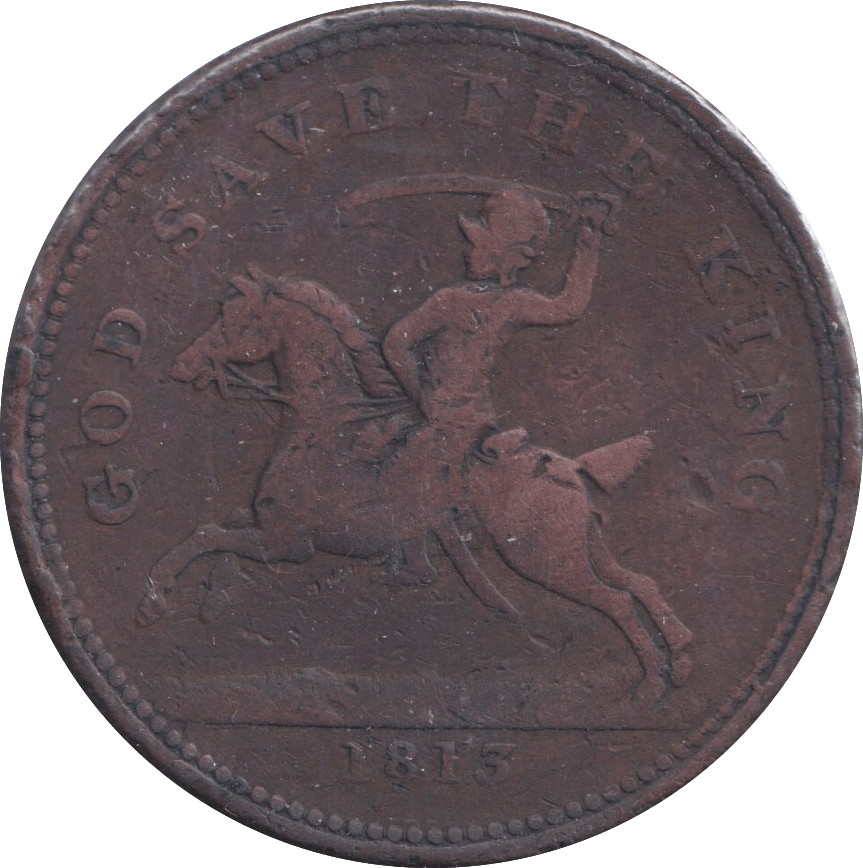 1813 PENNY TOKEN HALESOWEN - PENNY TOKEN - Cambridgeshire Coins