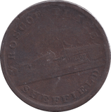 1813 SHEFFIELD PENNY TOKEN - PENNY TOKEN - Cambridgeshire Coins