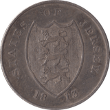 1813 SILVER 18 PENCE BANK TOKEN JERSEY - BANK TOKEN - Cambridgeshire Coins