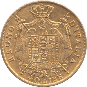 1814 GOLD 40 LIRA MILAN ITALY - GOLD WORLD COINS - Cambridgeshire Coins