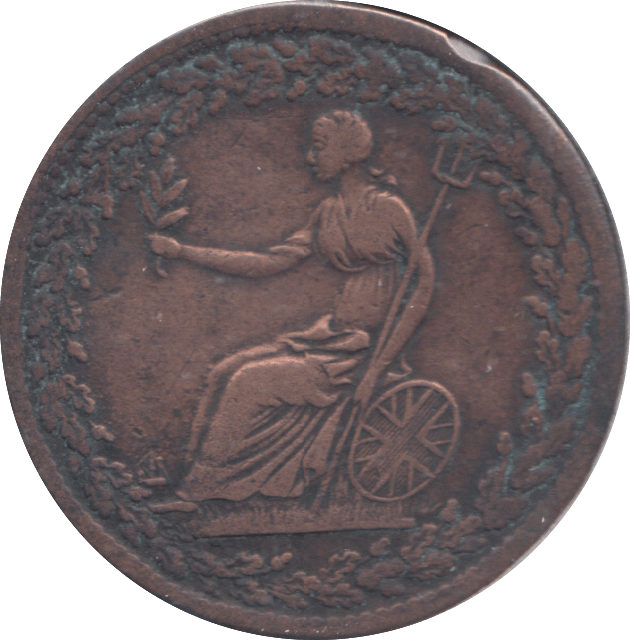 1814 HALFPENNY TOKEN CANADA - HALFPENNY TOKEN - Cambridgeshire Coins