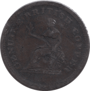 1815 HALF PENNY TOKEN BRITISH COPPER COMPANY - HALFPENNY TOKEN - Cambridgeshire Coins