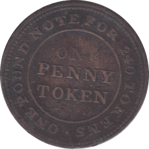 1815 PENNY TOKEN FLINTSHIRE - PENNY TOKEN - Cambridgeshire Coins