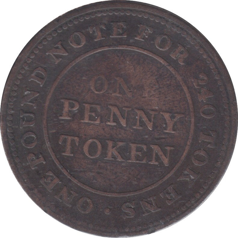 1815 PENNY TOKEN FLINTSHIRE - PENNY TOKEN - Cambridgeshire Coins