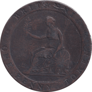 1815 PENNY TOKEN TEES - PENNY TOKEN - Cambridgeshire Coins