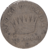 1815 SILVER 10 SOLDI ITALY - SILVER WORLD COINS - Cambridgeshire Coins
