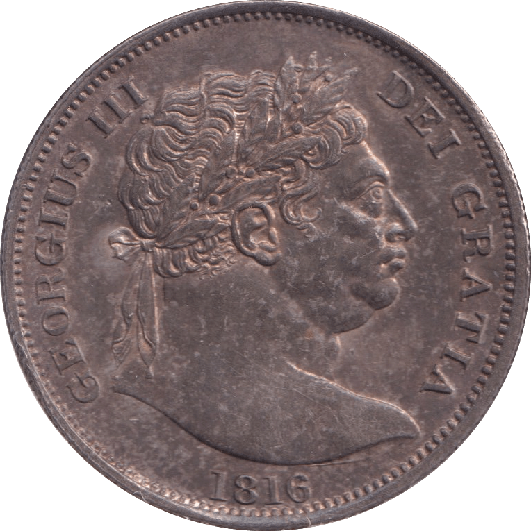 1816 HALFCROWN ( AUNC ) - HALFCROWN - Cambridgeshire Coins