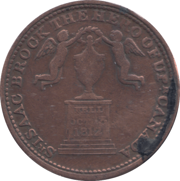 1816 HALFPENNY TOKEN CANADA - HALFPENNY TOKEN - Cambridgeshire Coins