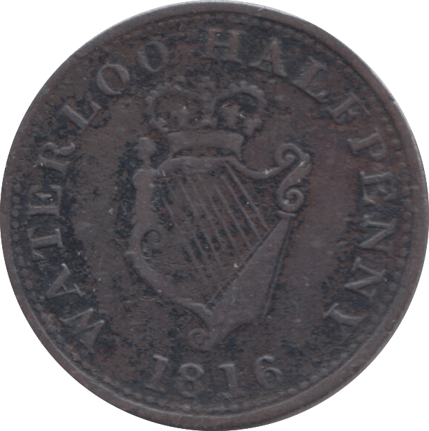 1816 HALFPENNY TOKEN WELLINGTON - HALFPENNY TOKEN - Cambridgeshire Coins