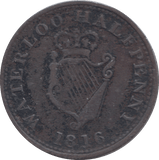 1816 HALFPENNY TOKEN WELLINGTON - HALFPENNY TOKEN - Cambridgeshire Coins