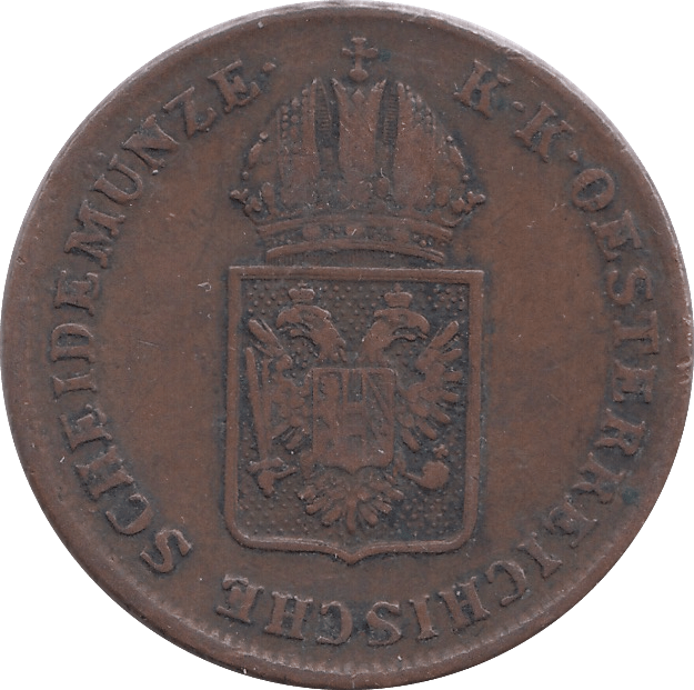 1816 ONE KREUZER AUSTRIA - SILVER WORLD COINS - Cambridgeshire Coins