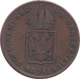 1816 ONE KREUZER AUSTRIA - SILVER WORLD COINS - Cambridgeshire Coins