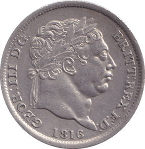 1816 SHILLING ( AUNC ) - SHILLING - Cambridgeshire Coins
