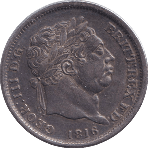 1816 SHILLING ( AUNC ) - SHILLING - Cambridgeshire Coins