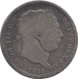 1816 SHILLING ( FAIR ) - SHILLING - Cambridgeshire Coins