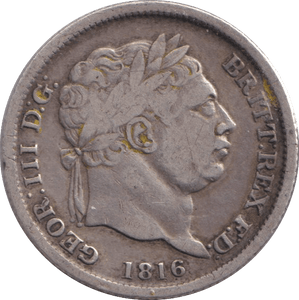 1816 SHILLING ( FINE ) - SHILLING - Cambridgeshire Coins
