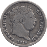 1816 SHILLING ( FINE ) - Shilling - Cambridgeshire Coins