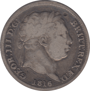 1816 SHILLING ( FINE ) - SHILLING - Cambridgeshire Coins