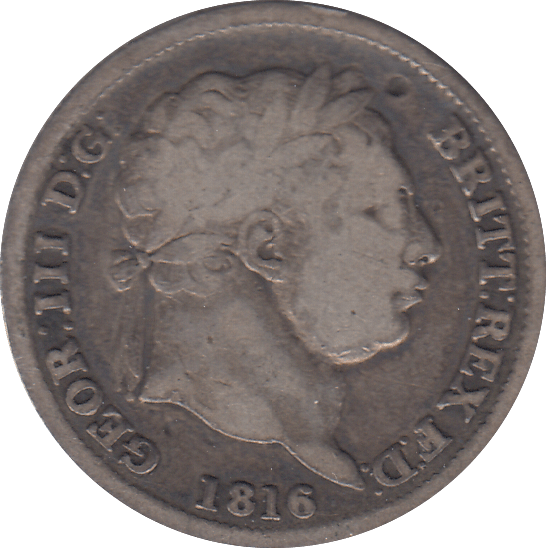 1816 SHILLING ( FINE ) - SHILLING - Cambridgeshire Coins