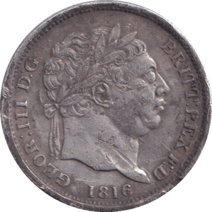 1816 SHILLING ( FINE ) - SHILLING - Cambridgeshire Coins