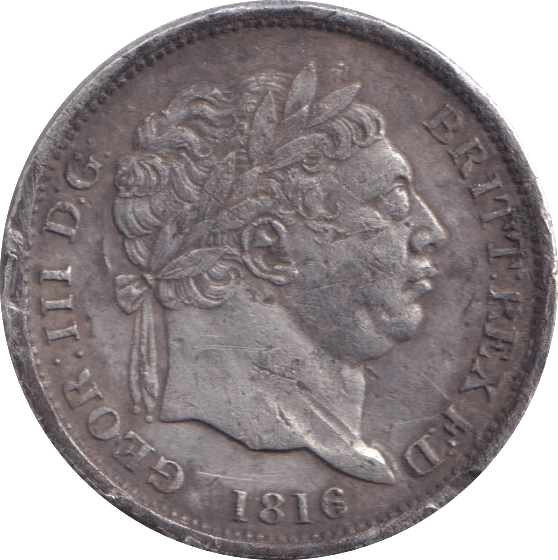 1816 SHILLING ( FINE ) - SHILLING - Cambridgeshire Coins