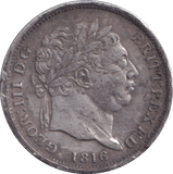 1816 SHILLING ( FINE ) - SHILLING - Cambridgeshire Coins