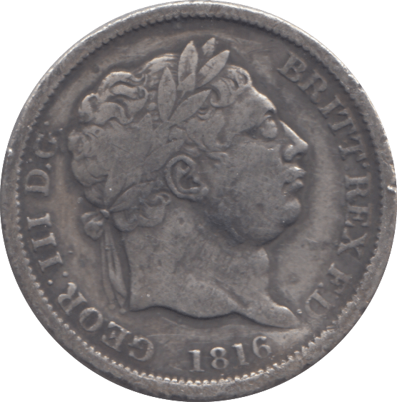 1816 SHILLING ( FINE ) - SHILLING - Cambridgeshire Coins