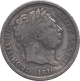 1816 SHILLING ( FINE ) - SHILLING - Cambridgeshire Coins