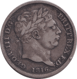 1816 SHILLING ( GVF ) - SHILLING - Cambridgeshire Coins