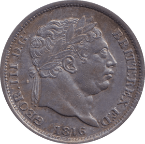 1816 SHILLING ( GVF ) - SHILLING - Cambridgeshire Coins