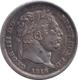 1816 SHILLING ( VF ) 6 - SHILLING - Cambridgeshire Coins