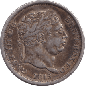 1816 SHILLING ( VF ) - SHILLING - Cambridgeshire Coins