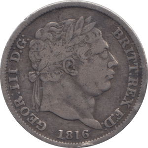 1816 SHILLING ( VF ) - SHILLING - Cambridgeshire Coins
