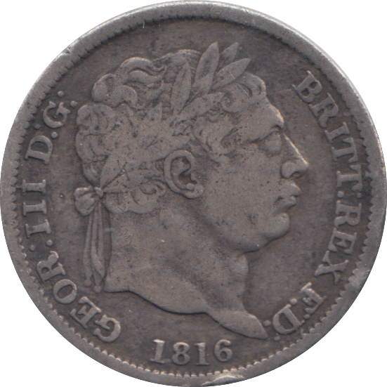 1816 SHILLING ( VF ) - SHILLING - Cambridgeshire Coins