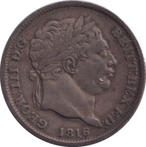 1816 SHILLING ( VF ) - SHILLING - Cambridgeshire Coins