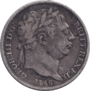 1816 SIXPENCE ( FINE ) - SIXPENCE - Cambridgeshire Coins
