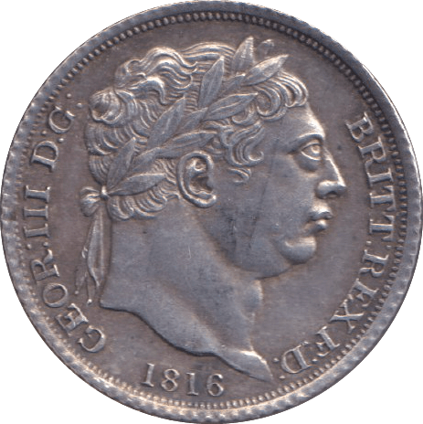 1816 SIXPENCE ( GVF ) - SIXPENCE - Cambridgeshire Coins