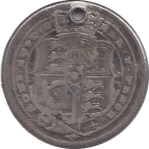 1816 SIXPENCE ( NF ) HOLED - SIXPENCE - Cambridgeshire Coins