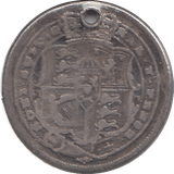 1816 SIXPENCE ( NF ) HOLED - SIXPENCE - Cambridgeshire Coins