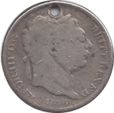 1816 SIXPENCE ( NF ) HOLED - SIXPENCE - Cambridgeshire Coins