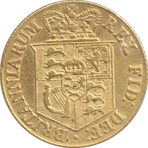 1817 GOLD HALF SOVEREIGN ( GVF ) - HALF SOVEREIGN - Cambridgeshire Coins
