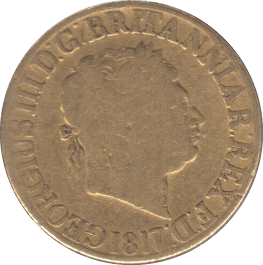 1817 GOLD SOVEREIGN ( FINE ) - SOVEREIGN - Cambridgeshire Coins