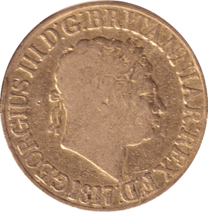 1817 GOLD SOVEREIGN ( FINE ) - SOVEREIGN - Cambridgeshire Coins