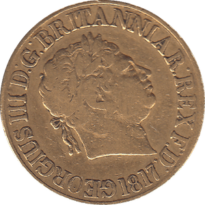 1817 GOLD SOVEREIGN ( GF ) - SOVEREIGN - Cambridgeshire Coins