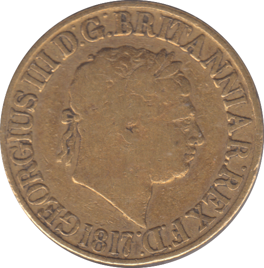1817 GOLD SOVEREIGN ( GF ) - SOVEREIGN - Cambridgeshire Coins
